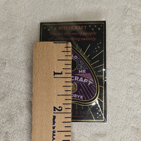 Bitchcraft Pin - Hello, Try Me, Goodbye - Picture 4 of 6